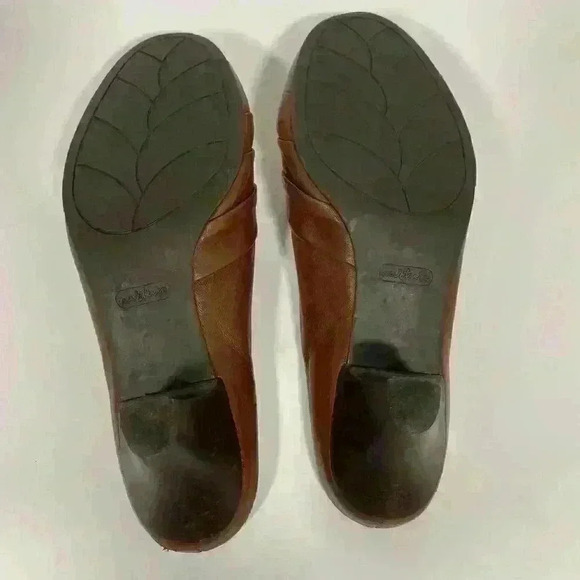 Nurture by Lamaze Fawn slip-on clog heel Brown Leather Women size 7 - Picture 5 of 7